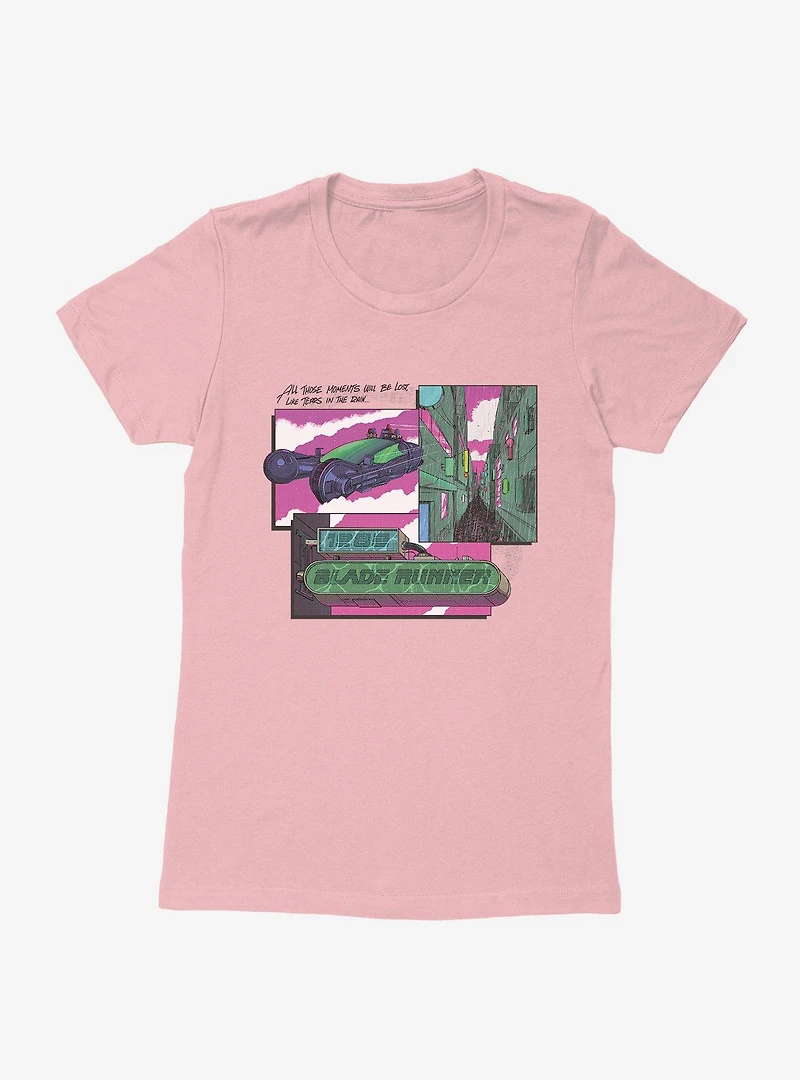Blade Runner WB 100 All These Moments Womens T-Shirt