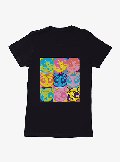The Powerpuff Girls Square Poses Womens T-Shirt
