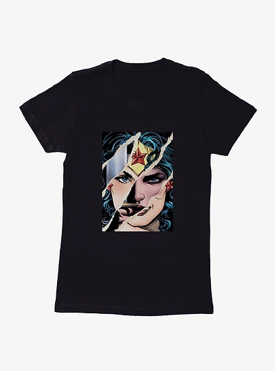 DC Comics Wonder Woman Warrior Face Womens T-Shirt
