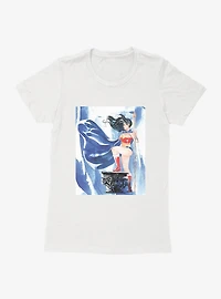 DC Comics Wonder Woman Blue Gaze Womens T-Shirt