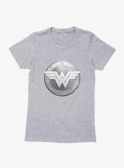DC Comics Wonder Woman Sketch Shield Womens T-Shirt