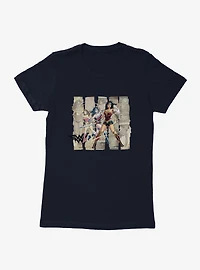 DC Comics Wonder Woman Multi Layered Womens T-Shirt