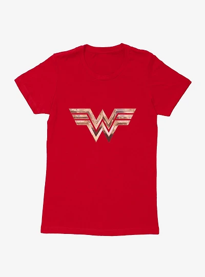 DC Comics Wonder Woman 1984 Gold Logo Womens T-Shirt