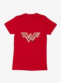 DC Comics Wonder Woman 1984 Gold Logo Womens T-Shirt