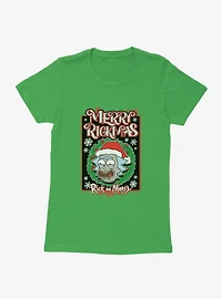 Rick & Morty Merry Rickmas Womens T-Shirt