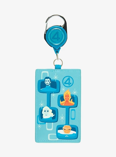 Loungefly Marvel The Fantastic Four: First Steps Retro Retractable Lanyard — BoxLunch Exclusive