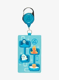 Loungefly Marvel The Fantastic Four: First Steps Retro Retractable Lanyard — BoxLunch Exclusive