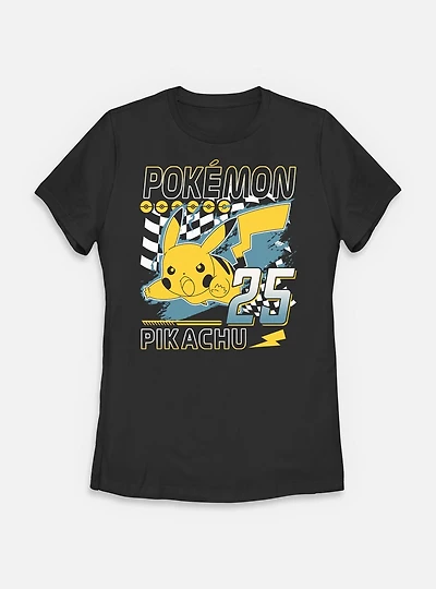 Pokemon Pikachu Lighting Strike Womens T-Shirt