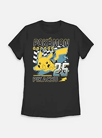 Pokemon Pikachu Lighting Strike Womens T-Shirt