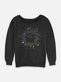 Pokemon Celestial Clefairy Womens Slouchy Sweatshirt