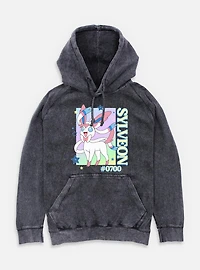 Pokemon Sylveon Stars Frame Mineral Wash Hoodie