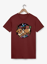 Pokemon Eevee Stained Glass Icon  T-Shirt
