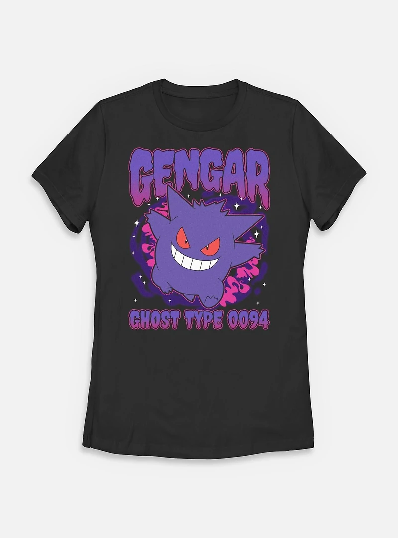 Pokemon Gengar Shadow Type 0094 Womens T-Shirt