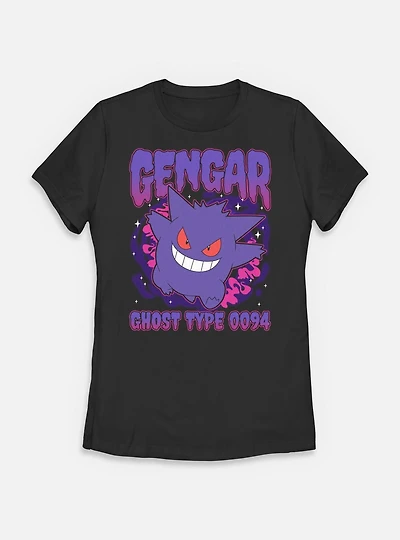 Pokemon Gengar Shadow Type 0094  Womens T-Shirt
