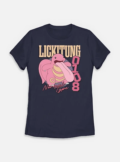 Pokemon Lickitung 0108 Normal Type Womens T-Shirt