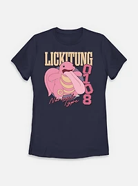 Pokemon Lickitung 0108 Normal Type Womens T-Shirt