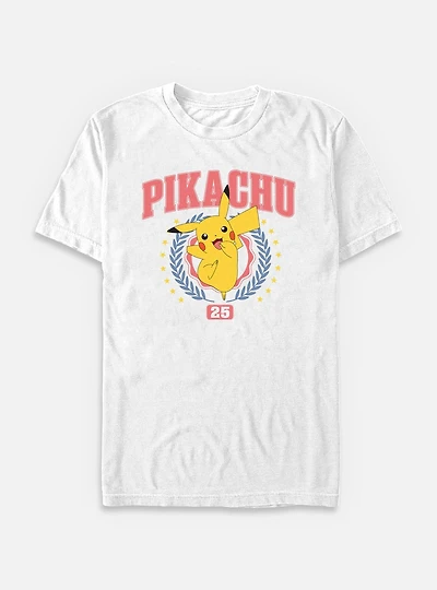 Pokemon Pikachu 25 Happy T-Shirt