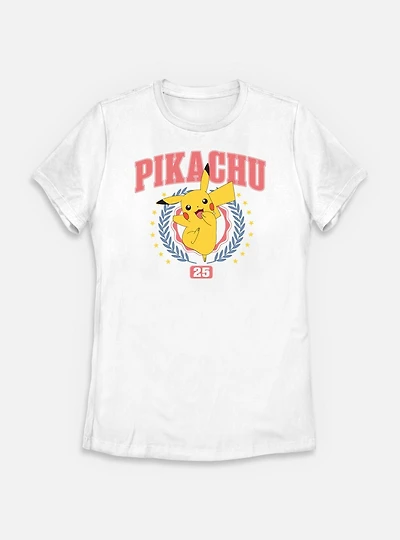 Pokemon Pikachu 25 Happy Womens T-Shirt