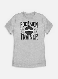 Pokemon Trainer Logo Womens T-Shirt