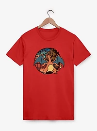 Pokemon Charizard Badge Icon T-Shirt