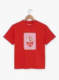 Strawberry Shortcake x Sanrio My Melody & Gingham Patch Women's T-Shirt - BoxLunch Exclusive