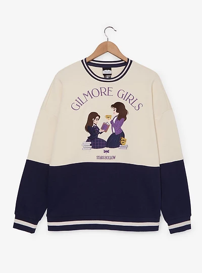 Gilmore Girls Lorelai & Rory Panel Crewneck - BoxLunch Exclusive
