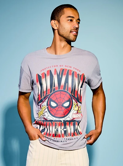 Marvel Spider-Man Logo Boxy T-Shirt - BoxLunch Exclusive