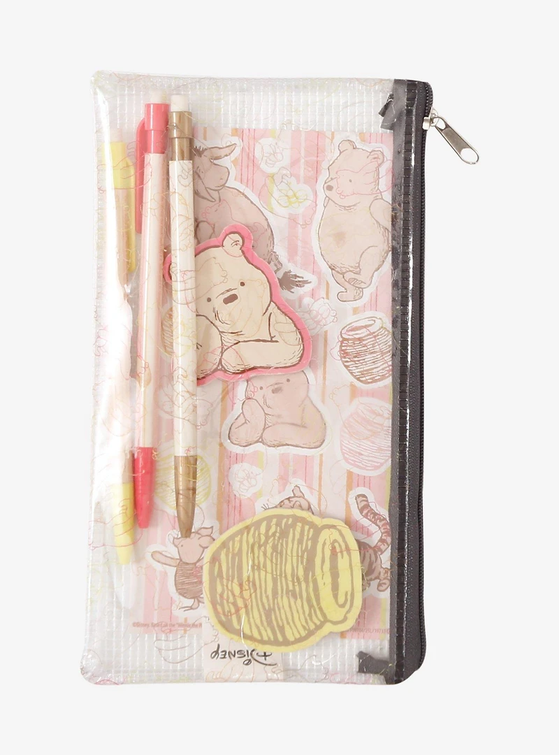 Disney Winnie the Pooh Hunny Pot Pencil Pouch & Stationery Set — BoxLunch Exclusive