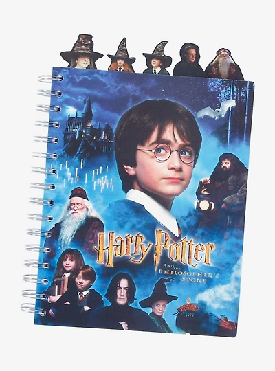 Harry Potter and the Philosopher's Stone Film Poster Tab Journal — BoxLunch Exclusive