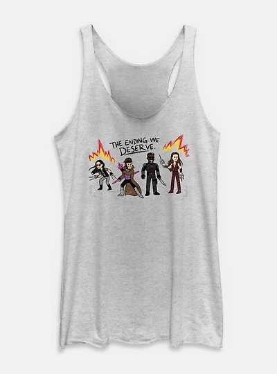 Marvel Deadpool & Wolverine The Ending We Deserve Womens Tank