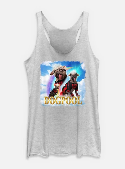 Marvel Deadpool & Wolverine Sky Dogpool Womens Tank