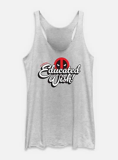 Marvel Deadpool & Wolverine Educated Wish Womens Tank