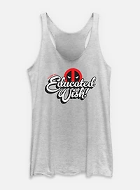 Marvel Deadpool & Wolverine Educated Wish Womens Tank