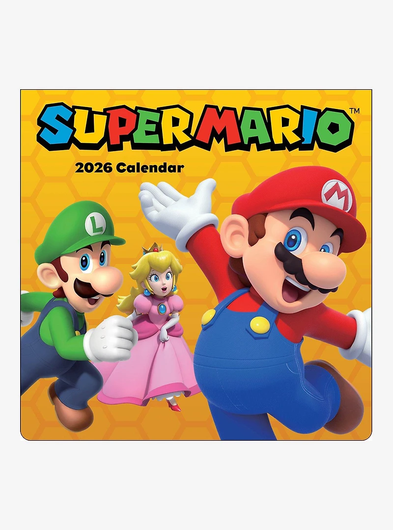 Nintendo Super Mario 2026 Wall Calendar