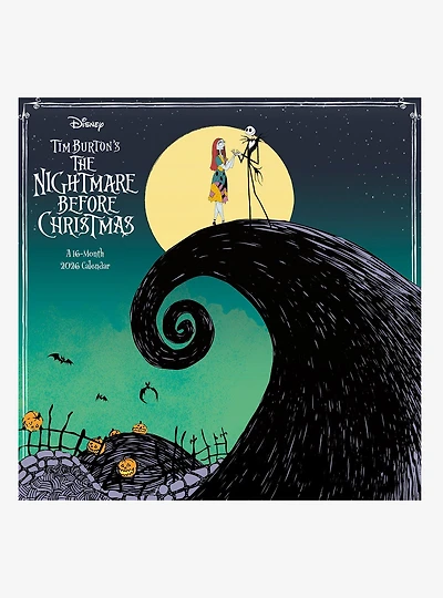 Disney The Nightmare Before Christmas 2026 Wall Calendar