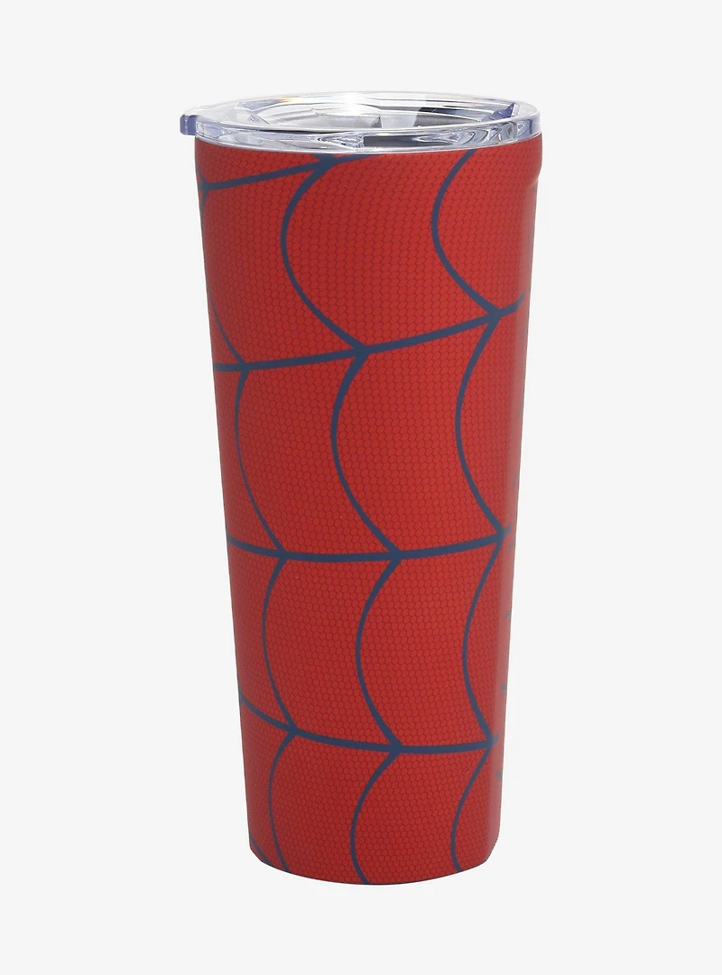 Corkcicle Marvel Spider-Man Webbing Allover Print Travel Mug