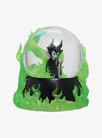 Disney Sleeping Beauty Maleficent Flames Snow Globe