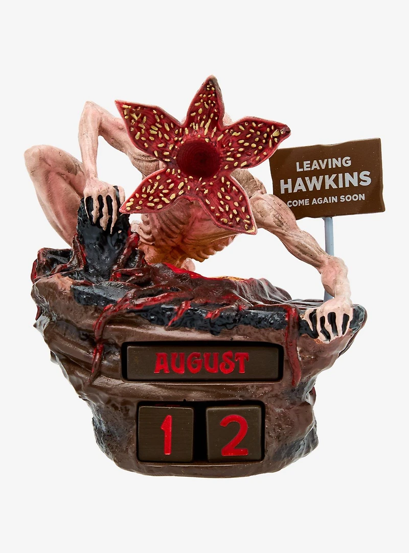 Stranger Things Demogorgon Leaving Hawkins Perpetual Calendar