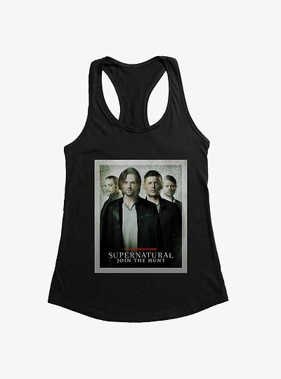 Supernatural Join The Hunt Distressed Poster Womens Tank