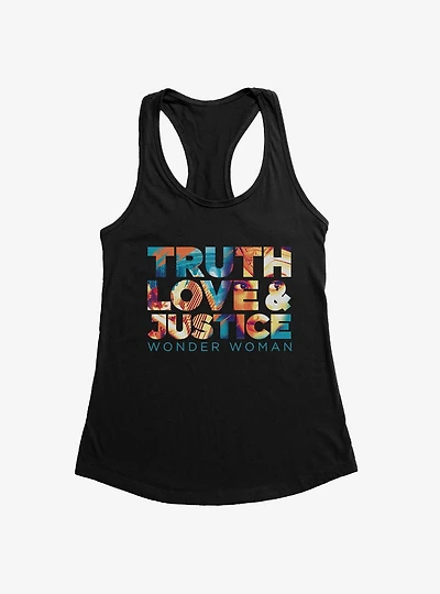 DC Comics Wonder Woman 1984 Truth Love Justice Womens Tank