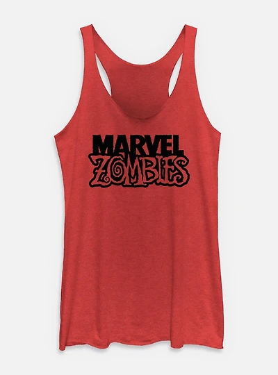 Marvel Zombies Logo Womens Tank Top