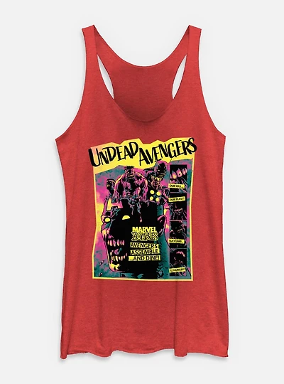 Marvel Zombies Undead Avengers Womens Tank Top