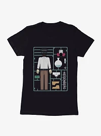Breaking Bad Heisenberg Action Figure Womens T-Shirt