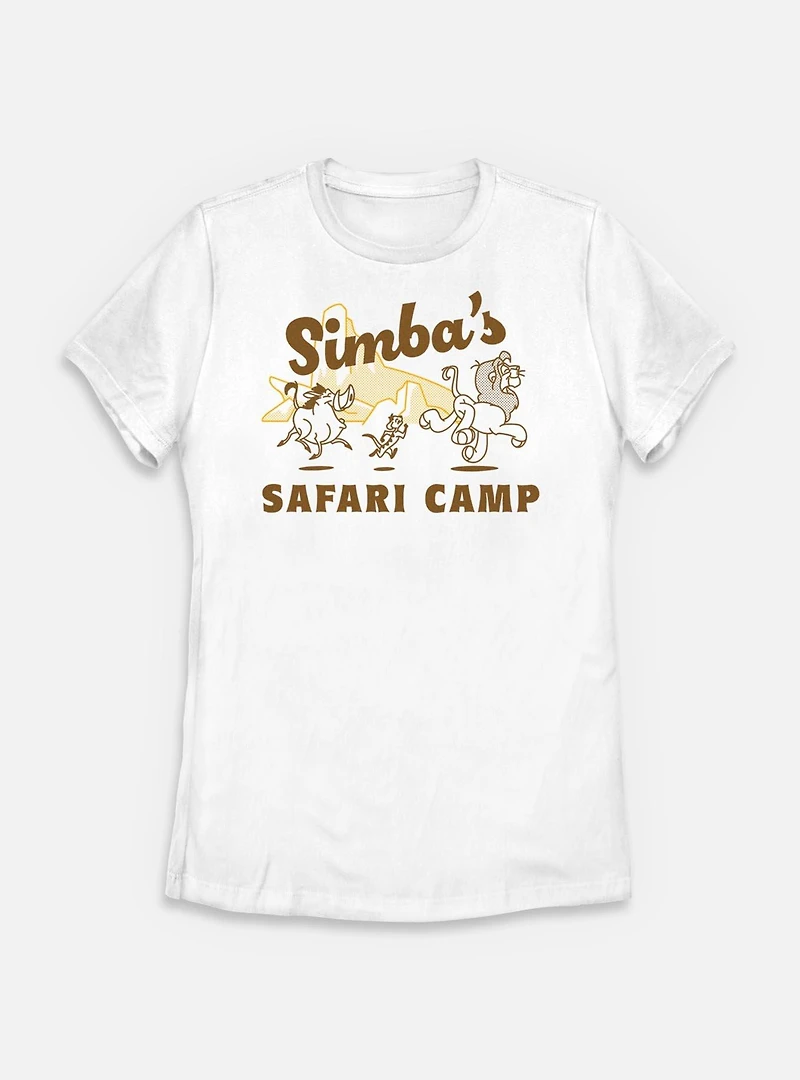 Disney The Lion King Simba's Safari Camp Womens T-Shirt