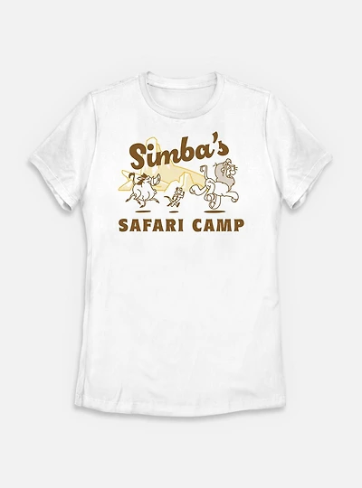 Disney The Lion King Simba's Safari Camp Womens T-Shirt
