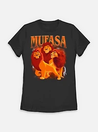 Disney The Lion King Mufasa Collage Womens T-Shirt