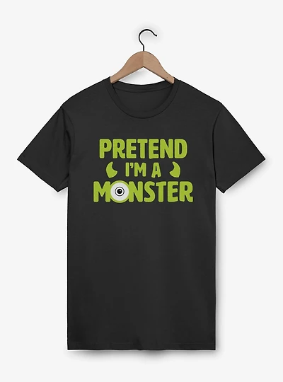 Disney Pixar Monsters University Door Scene Big & Tall T-Shirt Pretend I'm A Monster