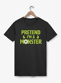 Disney Pixar Monsters University Door Scene Big & Tall T-Shirt Pretend I'm A Monster