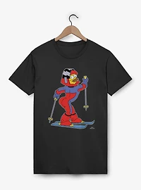 The Simpsons Ned Flanders Skii Skills T-Shirt