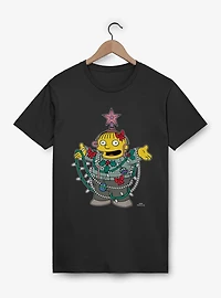 The Simpsons Christmas Ralph Decoration T-Shirt